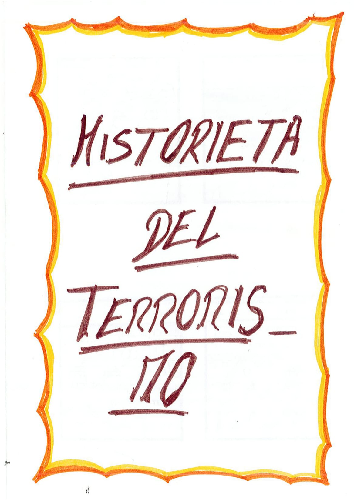Historieta del terrorismo