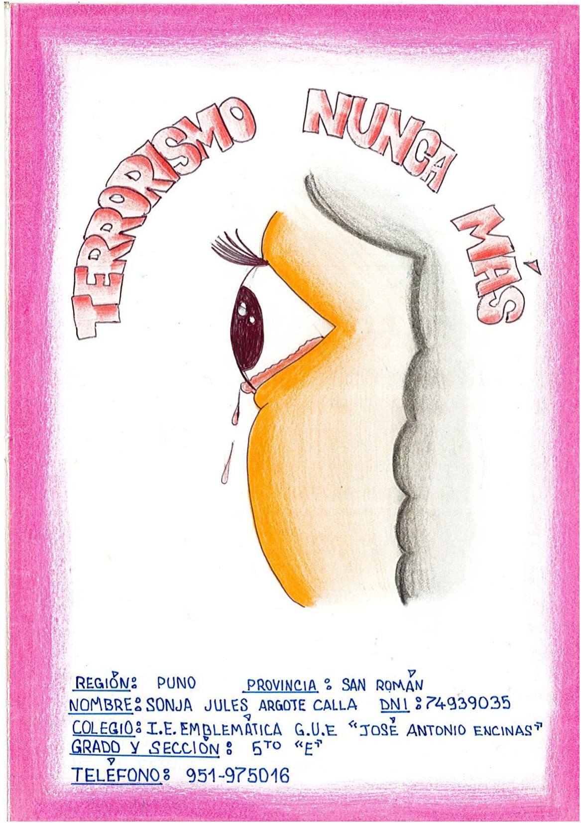 Terrorismo nunca más