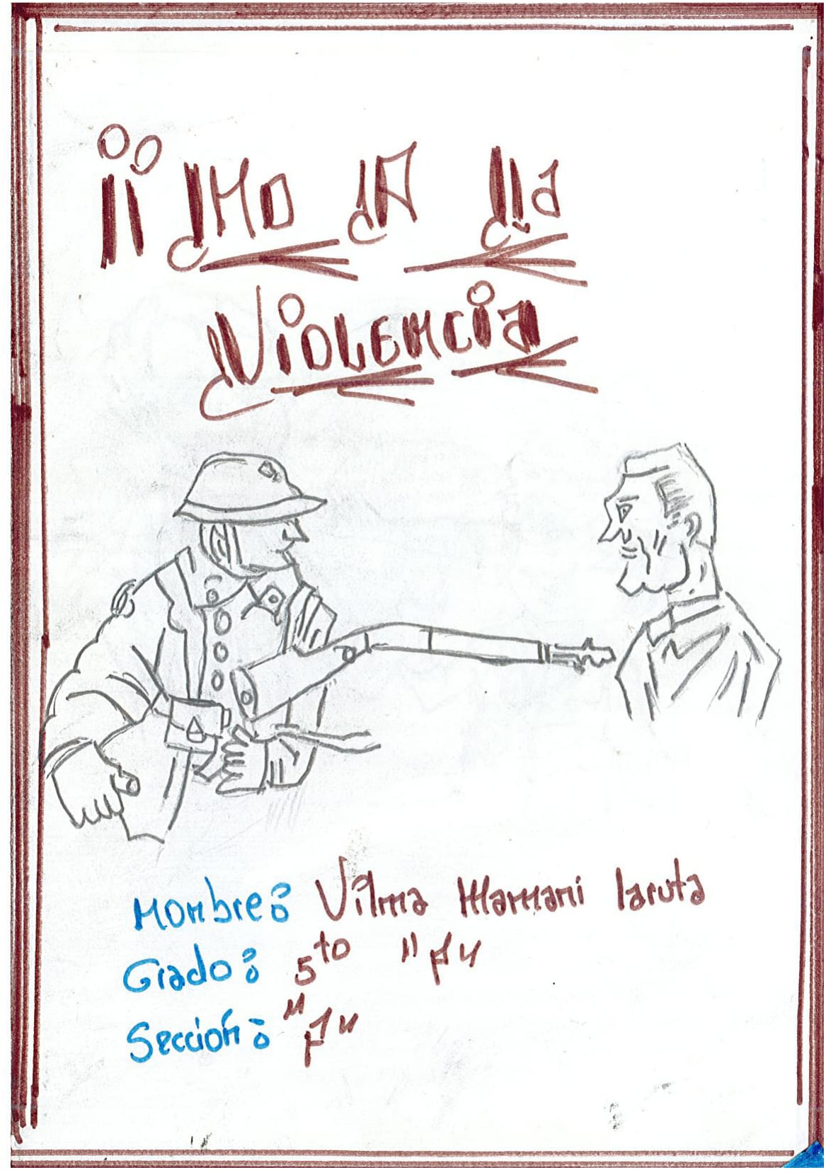 ¡No a la violencia!