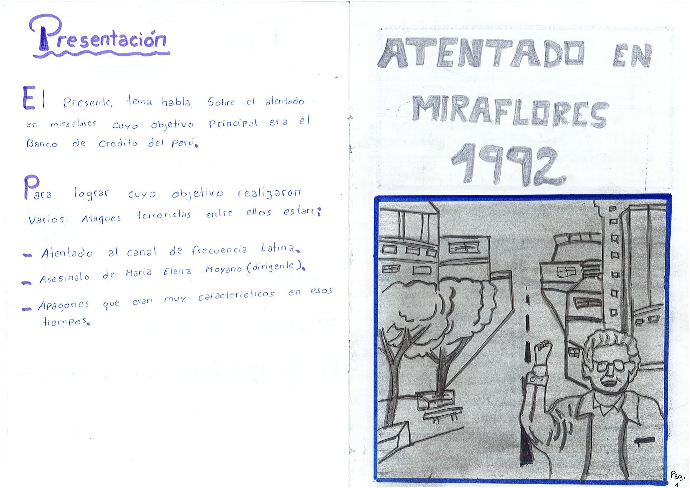Atentado en Miraflores 1992