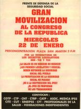 Gran Movilización al Congreso de la República