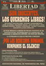 ¡Son inocentes, los queremos libres!