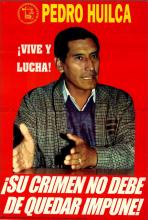 Pedro Huilca ¡su crimen no debe de quedar impune!