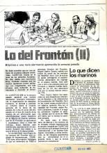 Lo del Frontón (II)