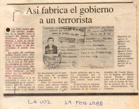 Así fabrica el gobierno a un terrorista