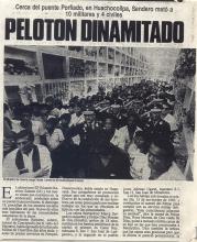 Pelotón dinamitado 