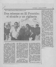 Dos rehenes en El Frontón: el alcaide y un vigilante