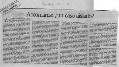 Accomarca: ¿un caso aislado?