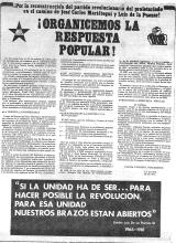 ¡Organicemos la respuesta popular!