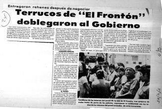 Terrucos de “El Frontón” doblegaron al Gobierno