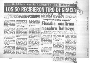 Los 50 recibieron tiro de gracia