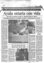 Ayala estaría con vida