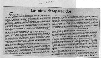 Los otros desaparecidos