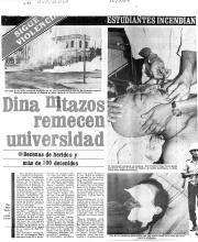 Dinamitazos remecen universidad