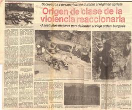 Origen de clase de la violencia reaccionaria