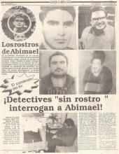 ¡Detectives "sin rostro" interrogan a Abimael!