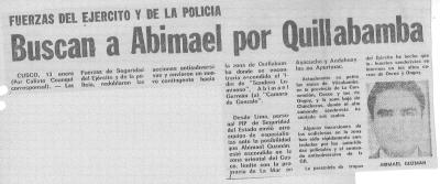 Buscan a Abimael por Quillabamba