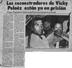 Los secuestradores de Vicky Peláez están ya en prisión