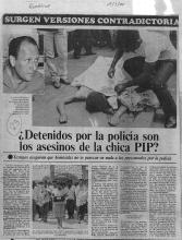 ¿Detenidos por la policía son los asesinos de la chica PIP?