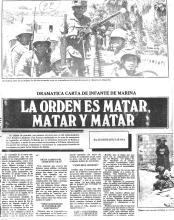 La orden es matar, matar y matar