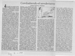 Combatiendo el senderismo