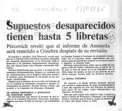 Supuestos desaparecidos tienen hasta 5 libretas