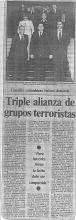 Triple alianza de grupos terroristas