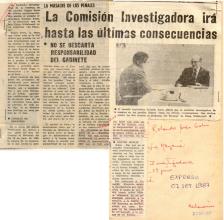 La Comisión Investigadora irá hasta las últimas consecuencias