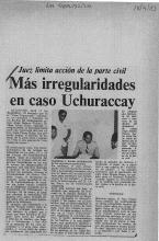 Más irregularidades en caso Uchuraccay