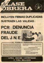 1 febrero 1980 - PCR denuncia fraude