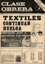 14 marzo 1980 - Textiles continúan huelga