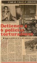 Detienen a 6 policías torturadores
