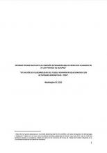 Informe temático: Situación de vulnerabilidad del pueblo ashaninka relacionadas con actividades energéticas - Perú (2008 - 2009)