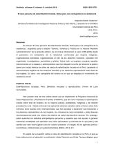 El caso peruano de esterilización forzada. Notas para una cartografía de la resistencia