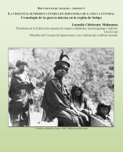 La violencia senderista entre los ashaninka de la Selva Central. Cronología de la guerra interna en la región de Satipo