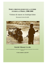 Index chronologique de la guerre interne au Pérou, 1980-2000. Violence de masses en América Latine
