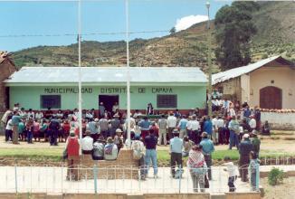 Reunión con autoridades locales y pobladores de Capaya - Apurímac