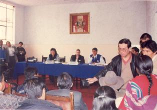 Conferencia Pública de Comisionados en Capaya - Apurímac