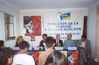 Conferencia de prensa Audiencia Pública de Huamanga