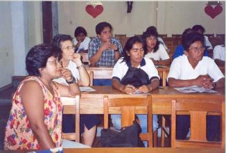 Taller con voluntario de Puerto Maldonado