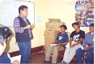 Taller de preparación de voluntarios en Abancay