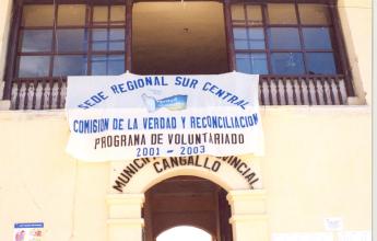 Taller con voluntario de Cangallo - Ayacucho