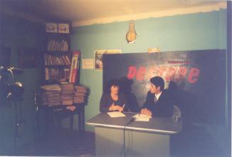 Conferencia de prensa y entrevistas en Huánuco