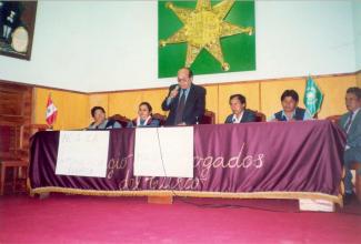 Presentación de la captura del Alférez Miguel Alva Quiroz - Chumbivilcas