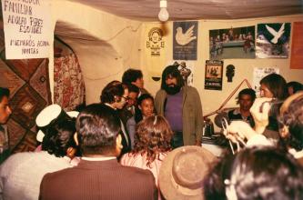 Inauguración del comedor de la organización de las mujeres en Ayacucho