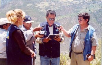 Entrevista miembros de la Comisión de la Verdad y Reconciliación en el distrito de Chuschi - Ayacucho