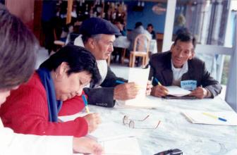 Taller de reconciliación con líderes argentinos en Huancayo
