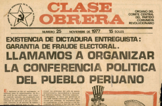 Llamamos a organizar la conferencia política del pueblo peruano