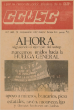 Septiembre 1978 Avancemos unidos hacia la huelga general