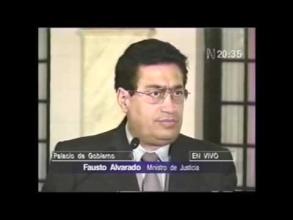 Embedded thumbnail for Ministro Fausto Alvarado se pronuncia sobre los acuerdos a los que ha llegado el Consejo de Ministros &gt; Videos